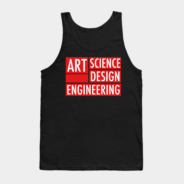 Art Science Design Engineering Tank Top by isstgeschichte